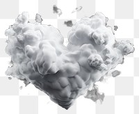 PNG Broken heart cloud sky black background.