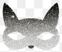 PNG Cat icon mask white background celebration.