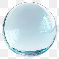 Transparent bubble pottery sphere plate.