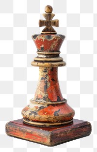 PNG  Vintage chess piece decor