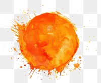 PNG Vibrant watercolor sun illustration