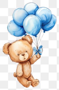 Teddy bear balloon helmet toy.