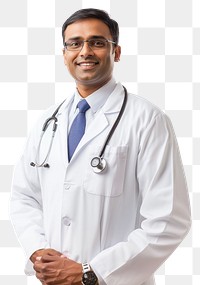 PNG Male indian doctor confident smiling person.