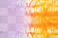 Vibrant tie-dye abstract  fabric texture png overlay effect, transparent background