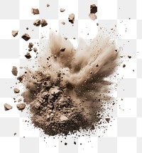 PNG Soil and Stone Blast soil background explosion.