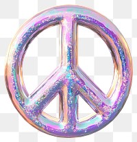 PNG Glitter Peace Sign symbol peace icon.