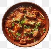 PNG Rogan Josh curry spicy food.