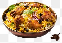 PNG Hyderabadi Biryani biryani food meat.