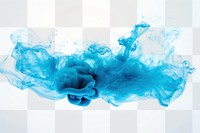 PNG Abstract blue ink swirling