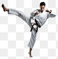 Taekwondo high kick sports karate adult.