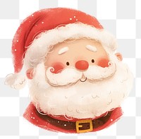 PNG Jolly Santa Claus Christmas illustration