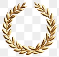 PNG 3d golden laurel wreath accessories photography achievement.