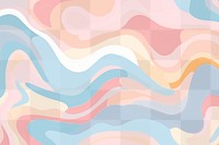 Colorful abstract wavy   png paint texture, transparent background