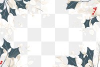 PNG Merry Christmas pattern elegant festive.