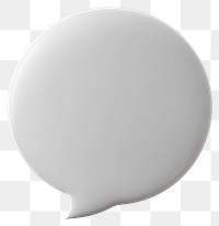 PNG White thinking speech bubble communication minimalist porcelain.