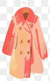 PNG Fashion item illustration clothing coat.