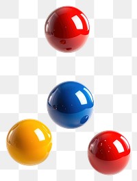 PNG Balls background floating spheres.