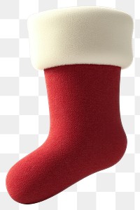 PNG Christmas sock stocking decoration clothing.