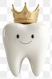 PNG One teeth with gold crown tooth illustration accessories.