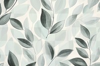 Elegant leafy green foliage pattern png paint texture overlay, transparent background