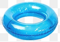 PNG  Blue swimming ring water blue inflatable.