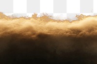 PNG Abstract golden dust cloud background