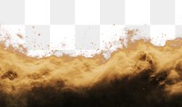 PNG Golden dust particles in motion