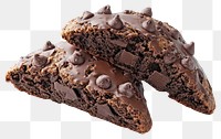 PNG Three chocolate classic scones dessert sweets confectionery.