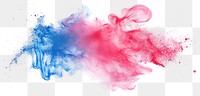 Powder paint splash abstract effect colorful.