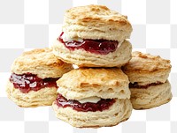 PNG Scones jam pastry cream.