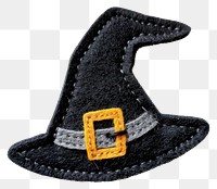 PNG Felt stickers of a single witch hat accessories accessory clothing.