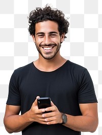 Brazilian man portrait smile adult. 