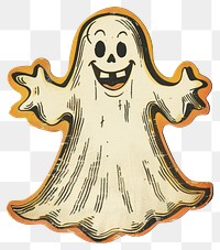 PNG Halloween gaspy ghost toy halloween character vintage.