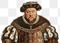 PNG  King Henry VIII painting art renaissance.