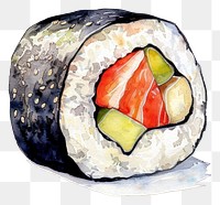 PNG  Colorful sushi roll illustration