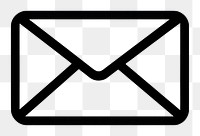 PNG A mail icon illustration minimalist envelope.