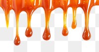 PNG Golden honey dripping texture