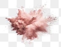 PNG Explosive pink powder cloud art