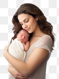 PNG Holding newborn baby portrait women