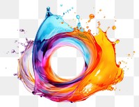 Circle liquid splash effect art graphics creative.