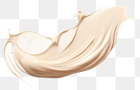 Cosmetic cream splash beige application foundation.