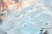 Abstract fluid   png water overlay effect, transparent background