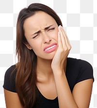 PNG  Woman experiencing severe toothache pain