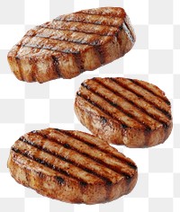 PNG Grill beef Chops steaks food meat background.