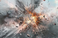 Dynamic explosion  png overlay effect, transparent background