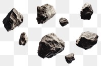 PNG Asteroid asteroids floating isolated.