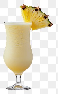 PNG A pina colada pineapple beverage cocktail.