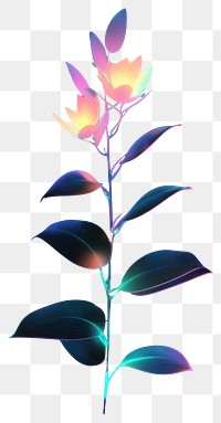 PNG Fantasy plant flower nature leaves.