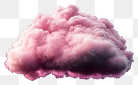 PNG A pink cloud background isolated nature.