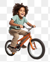 PNG child joyful riding bicycle